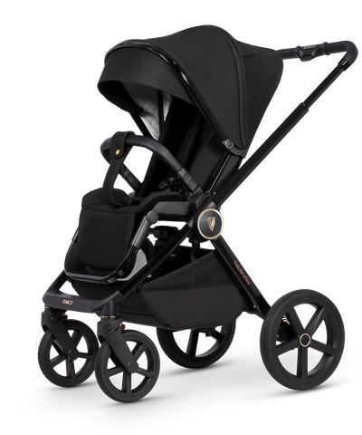 Venicci Tinum Upline 3 in 1 (Tiago) + Isofix Base - All Black