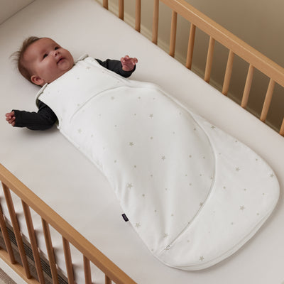 SnuzPouch Sleeping Bag 1.0 Tog (0-6 Months) - White Star