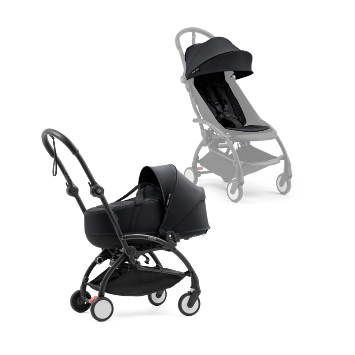 Stokke® YOYO 5 Bassinet & 6+ Stroller - Black