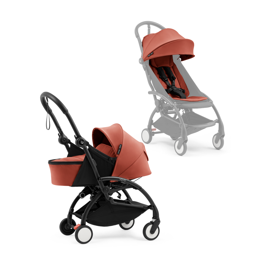 Stokke® YOYO 5 Newborn Pack & 6+ Stroller - Berry