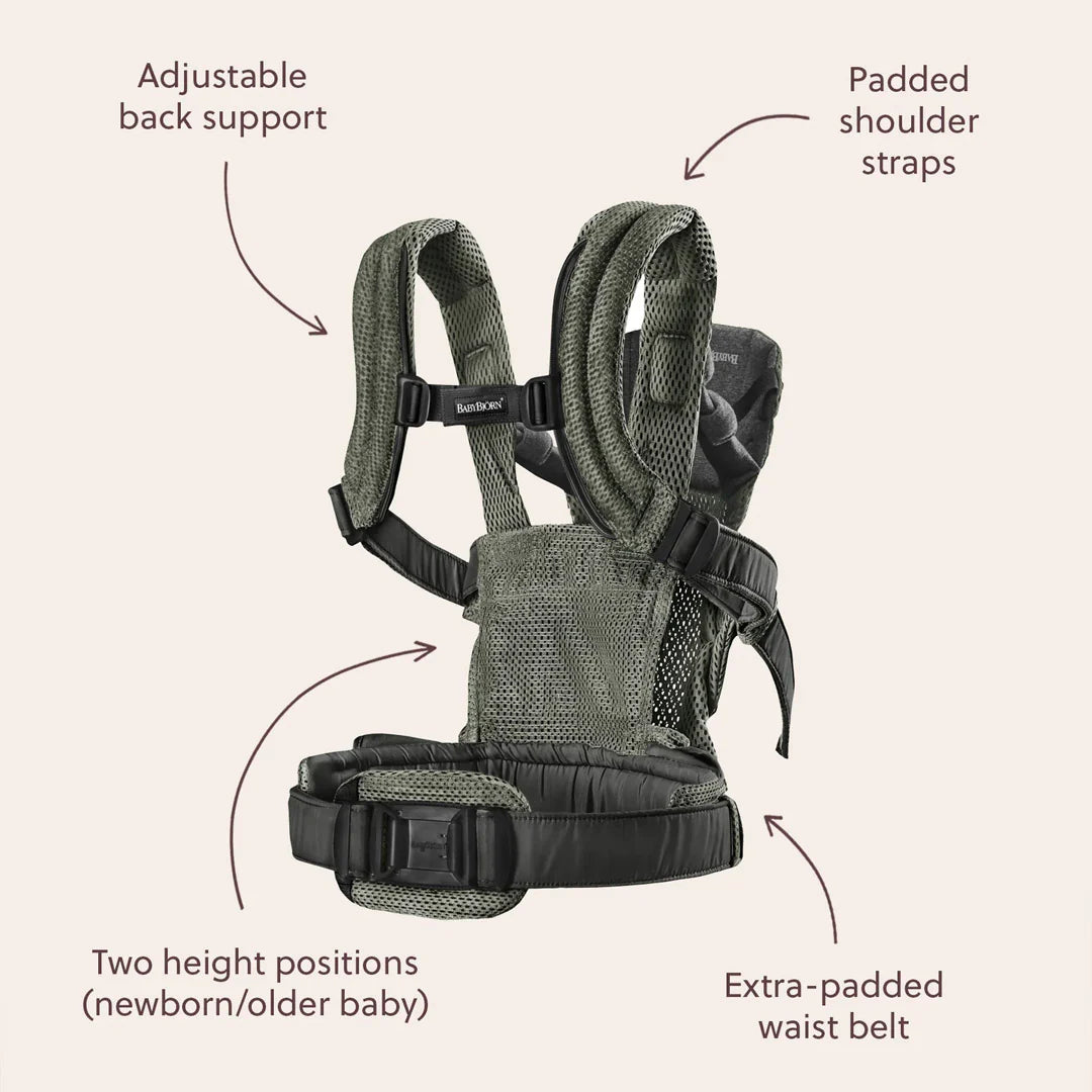 Baby Bjorn Harmony Woven Carrier - Light Beige Melange