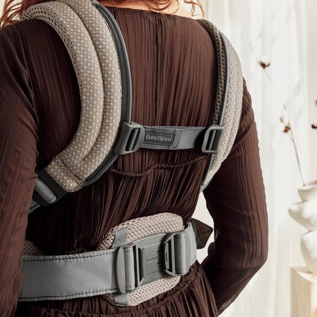Baby Bjorn Harmony 3D Mesh Carrier - Grey Beige