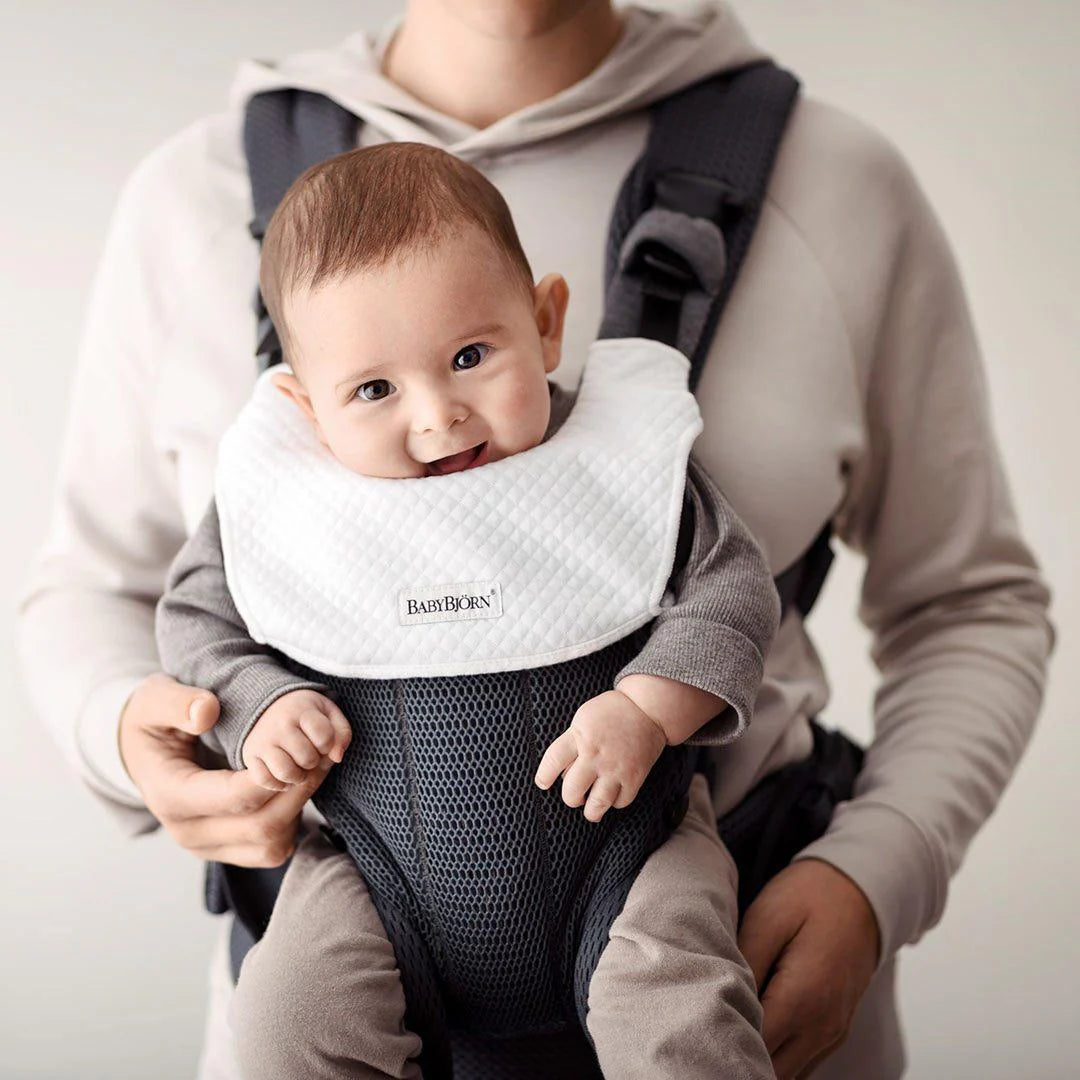 Baby Bjorn Harmony Baby Carrier Bib - White