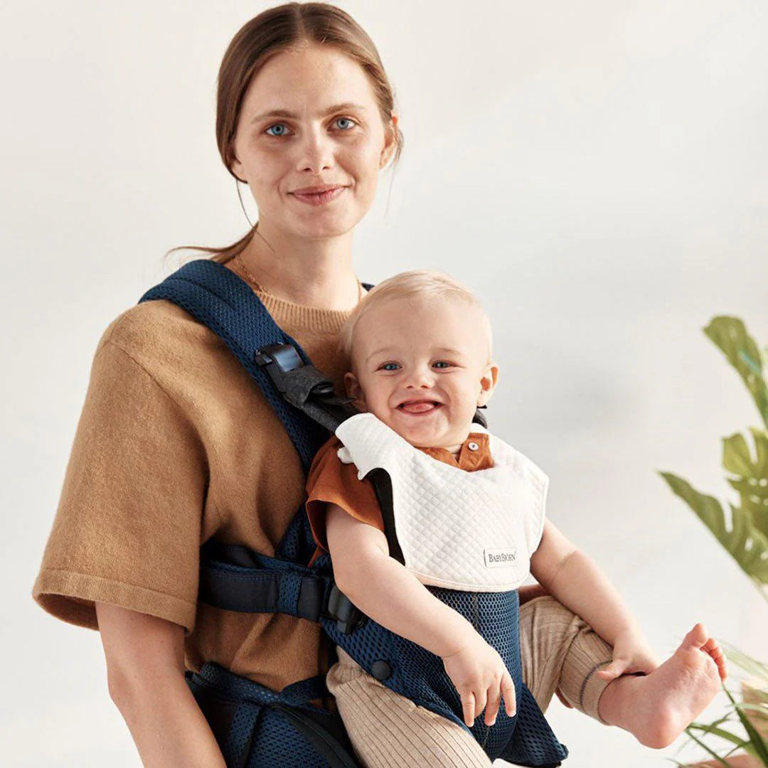 Baby Bjorn Harmony Baby Carrier Bib White Baby Nest