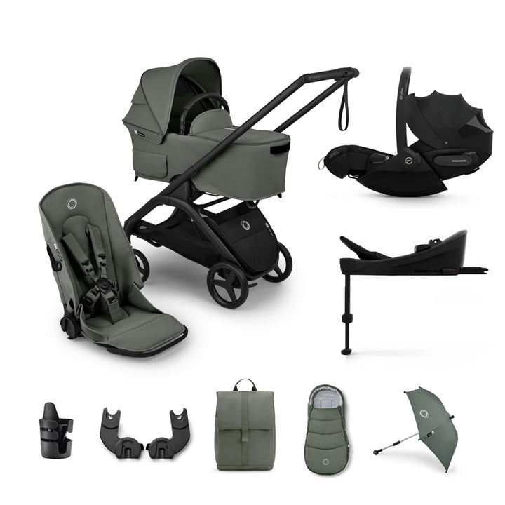 Bugaboo Dragonfly Plus Cloud S Ultimate Bundle - Forest Green