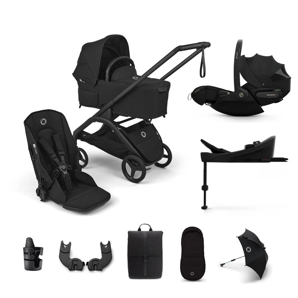 Bugaboo Dragonfly Plus Cloud S Ultimate Bundle - Heritage Black