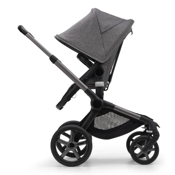 Bugaboo Fox 5 Complete - Black/Grey Melange