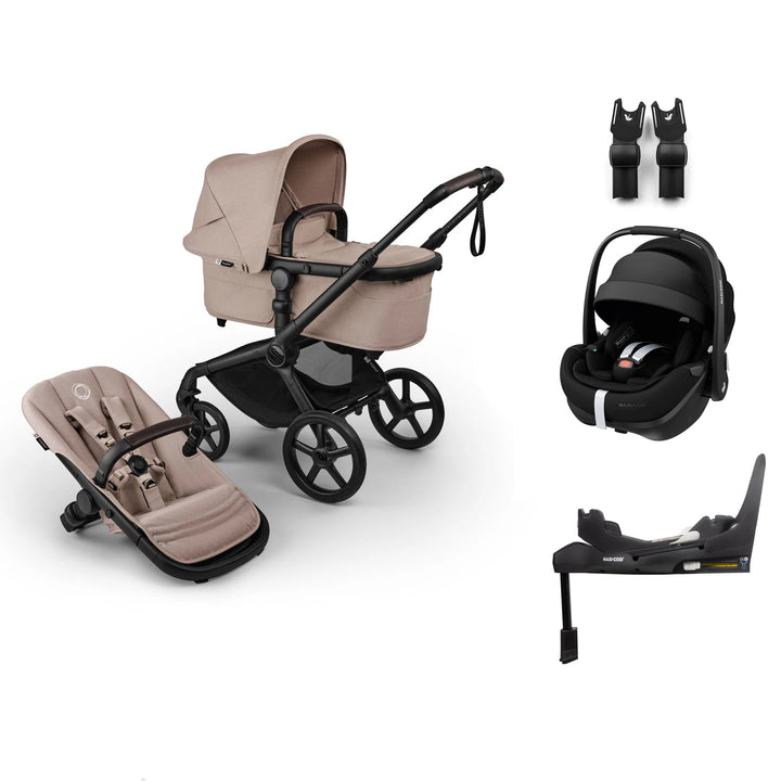 Bugaboo Fox 5 Renew Maxi-Cosi Pebble Pro 2 Bundle - Desert Taupe