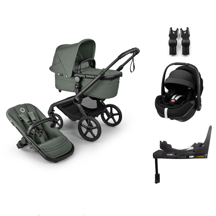 Bugaboo Fox 5 Renew Maxi-Cosi Pebble Pro 2 Bundle - Forest Green