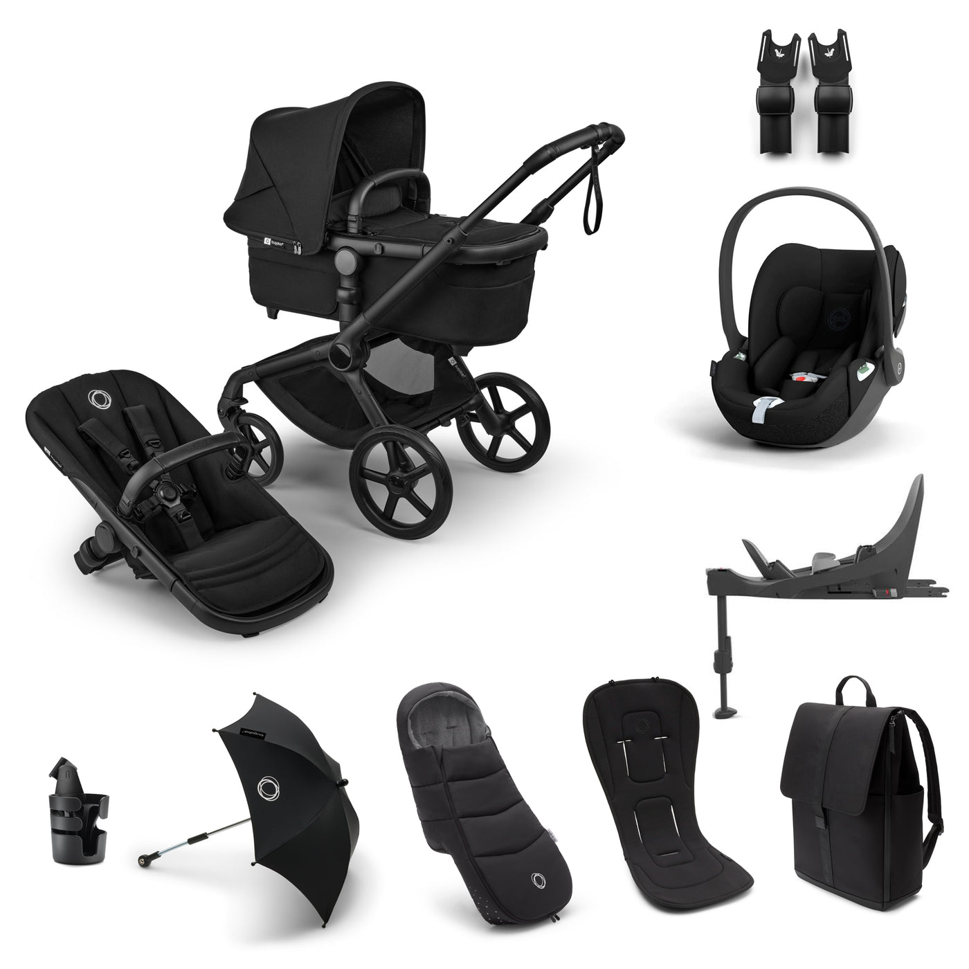 Bugaboo Fox 5 Renew Ultimate Cloud T Bundle  - Black/Heritage Black