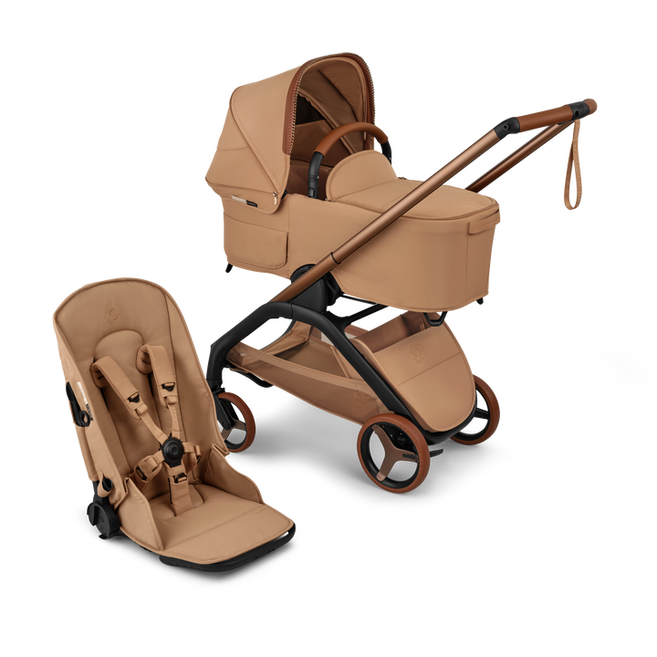 Bugaboo X Stella McCartney Dragonfly Plus Pushchair - Tobacco Brown