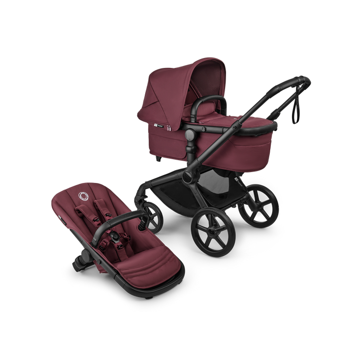Bugaboo Fox 5 Renew Complete - Black/Dark Cherry