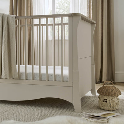 Clara 2pc Set 3 Drawer Dresser & Cot Bed  - Cashmere/Ash