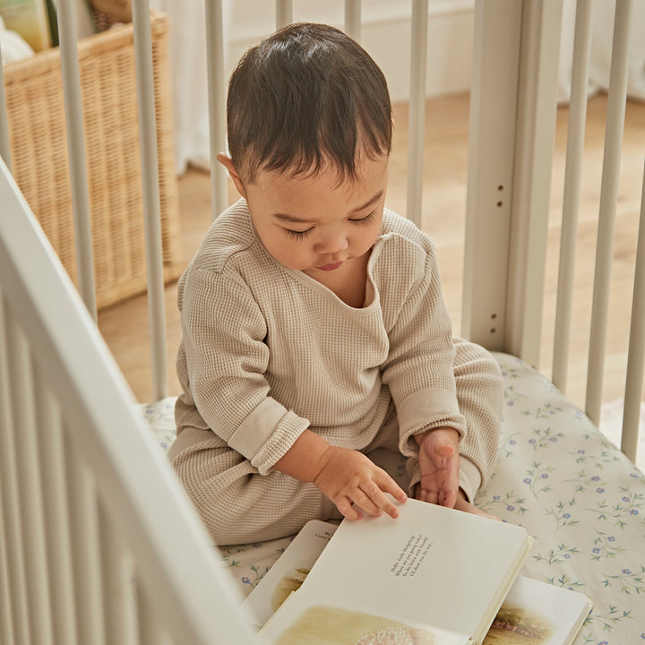 CuddleCo Clara Mini 2 Piece Changer and Cot Bed- Cashmere/Ash