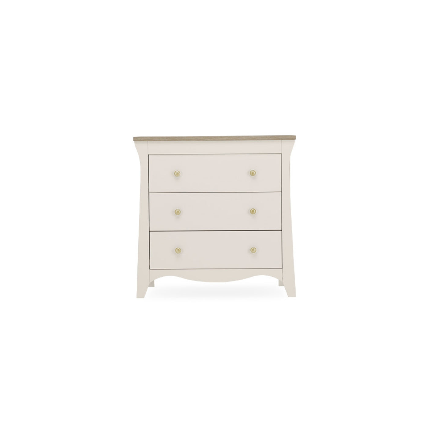 CuddleCo Clara 3 Drawer Dresser & Changer - Cashmere/Ash