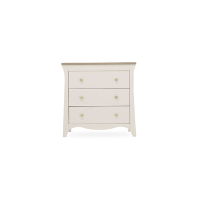 CuddleCo Clara 3 Drawer Dresser & Changer - Cashmere/Ash