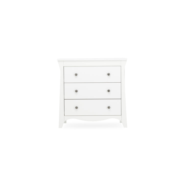 CuddleCo Clara 3 Drawer Dresser & Changer - White