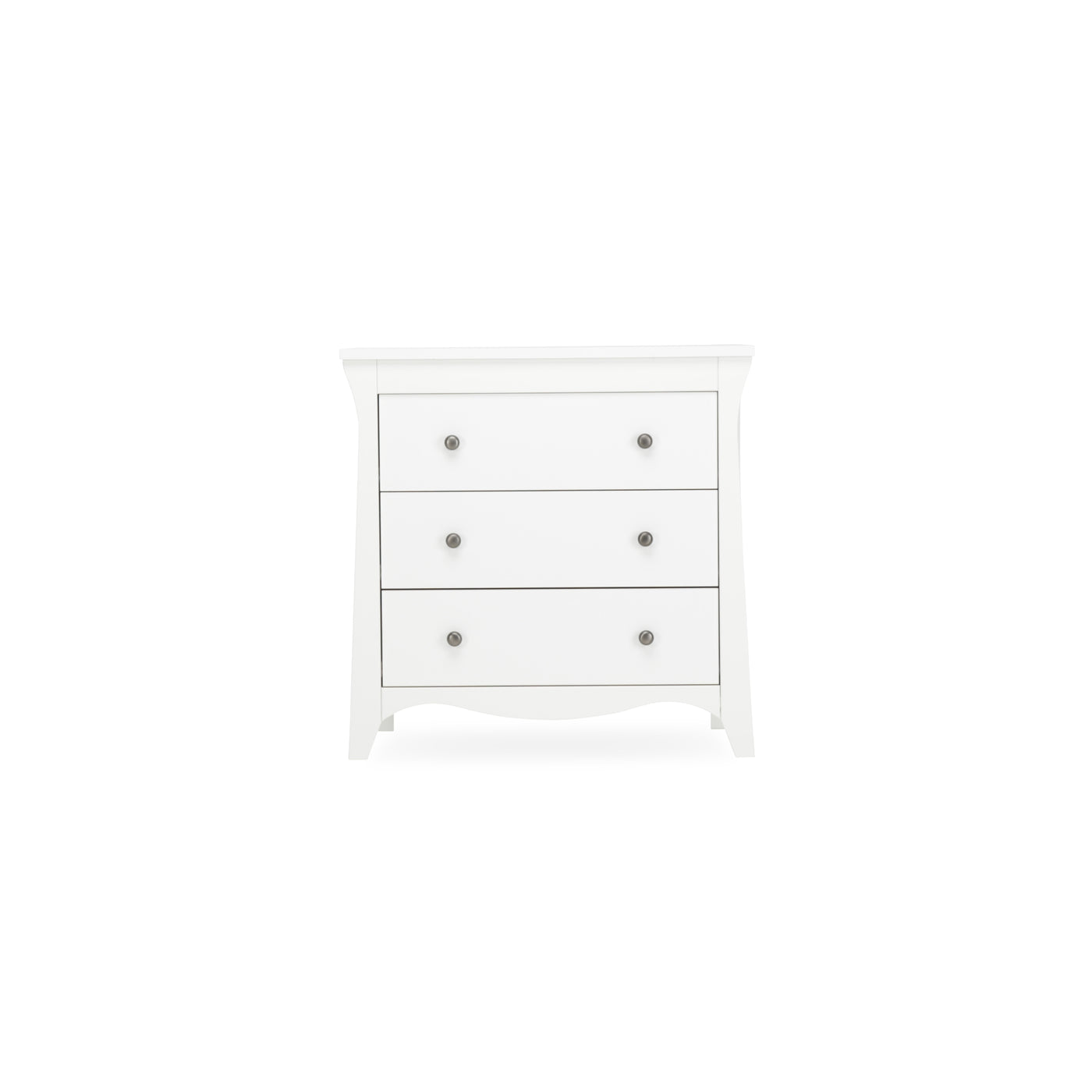 CuddleCo Clara 3 Drawer Dresser & Changer - White