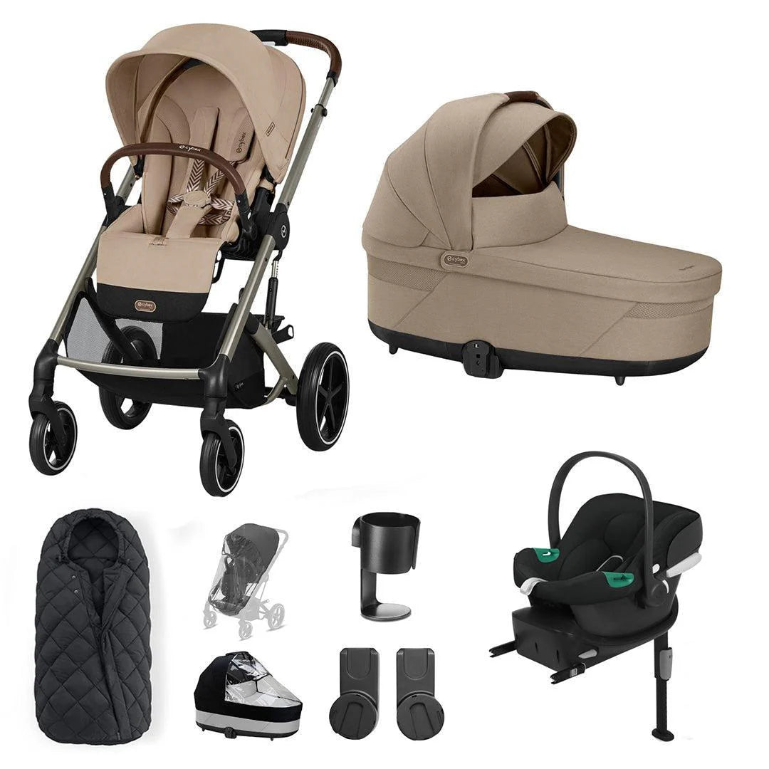 Cybex Balios S Lux Comfort Bundle - Almond Beige