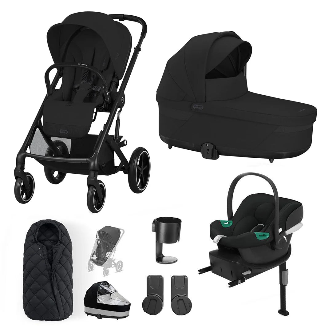 Cybex Balios S Lux Comfort Bundle - Moon Black