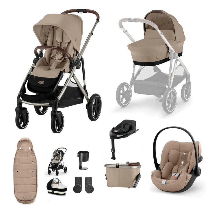 Cybex Gazelle S Cloud G Plus Bundle - Almond Beige