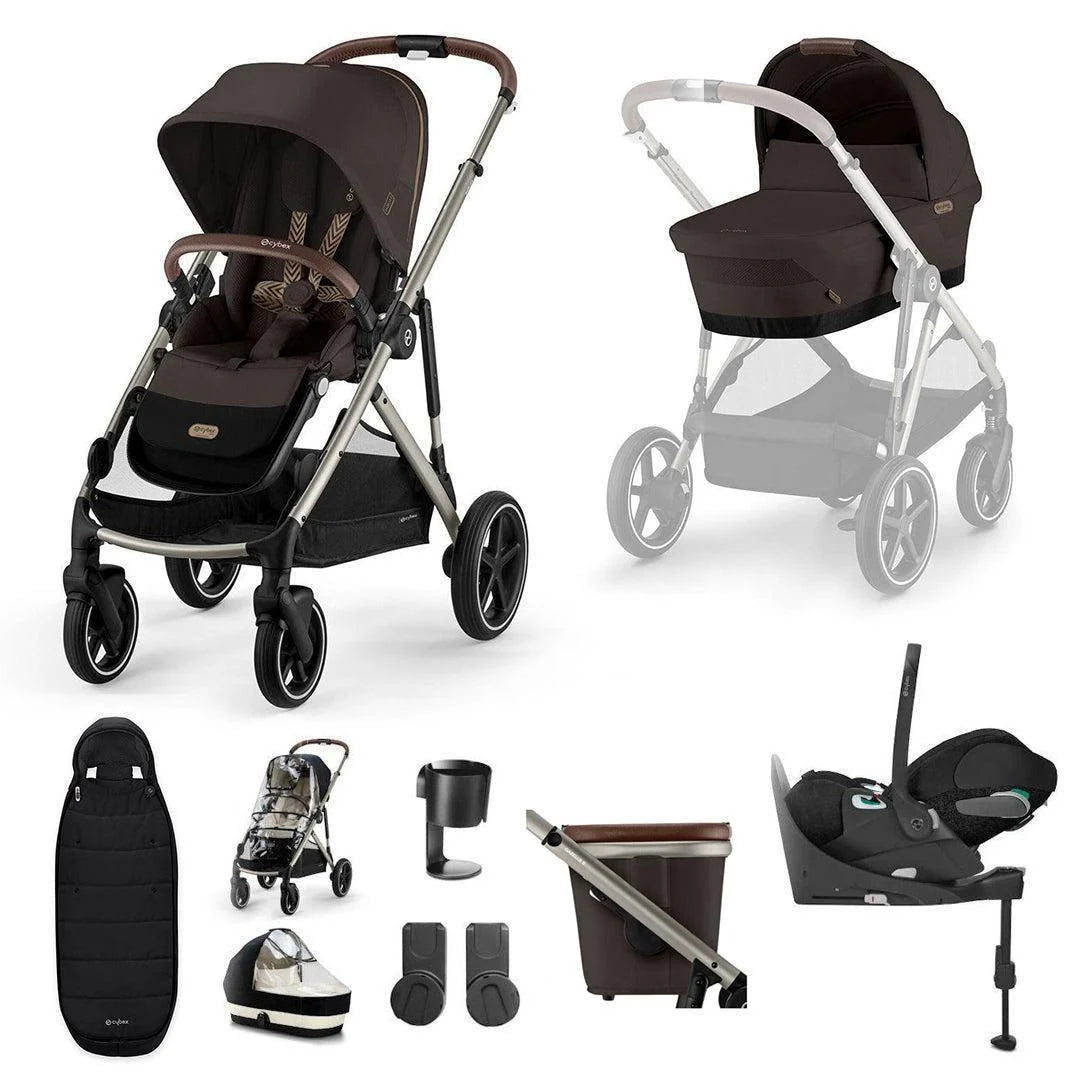 Cybex Gazelle S Cloud T Luxury Bundle - Chocolate Brown