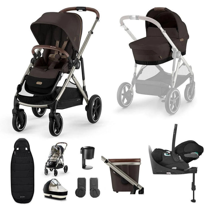 Cybex Gazelle S Cloud T Luxury Bundle - Chocolate Brown
