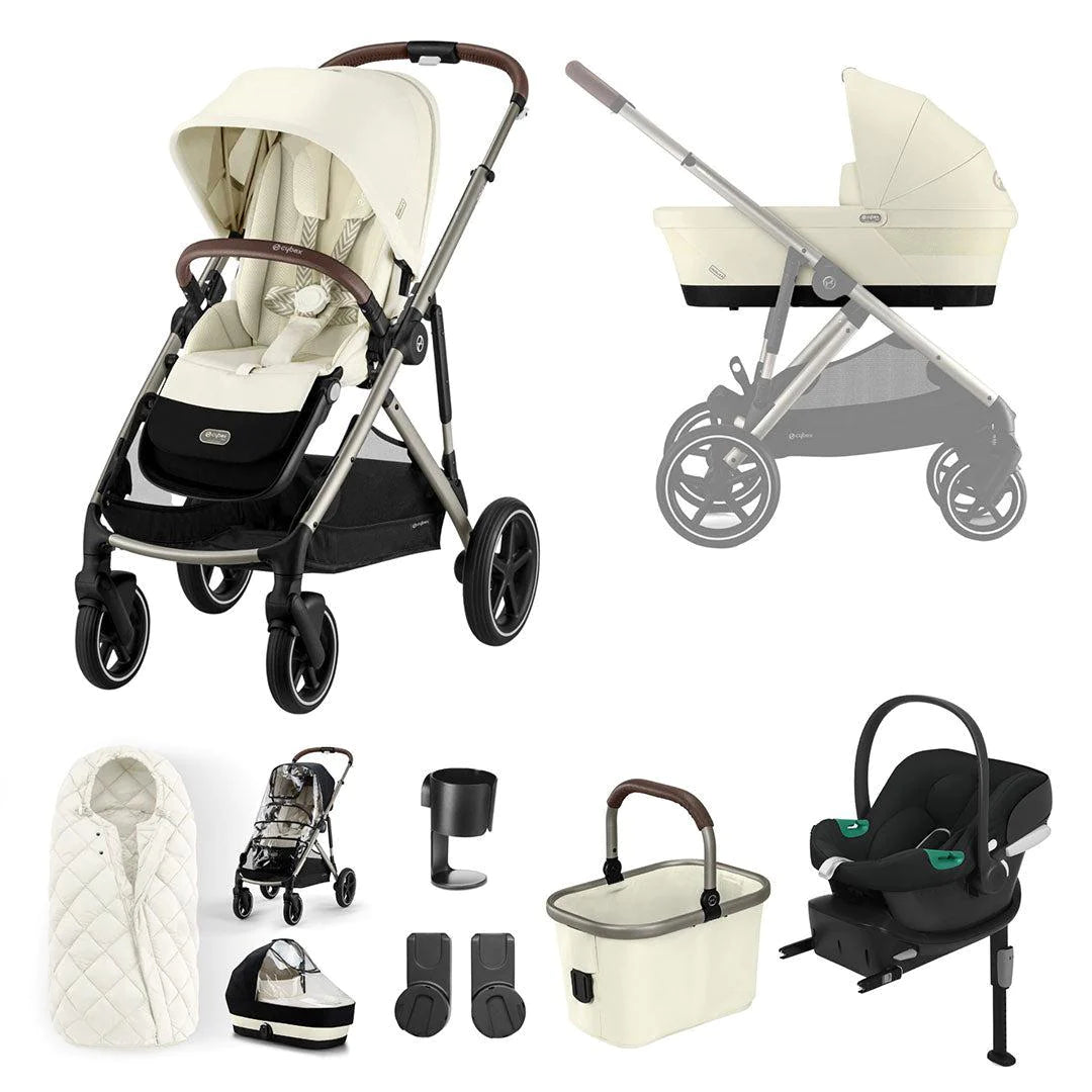 Cybex Gazelle S Comfort Bundle - Seashell Beige