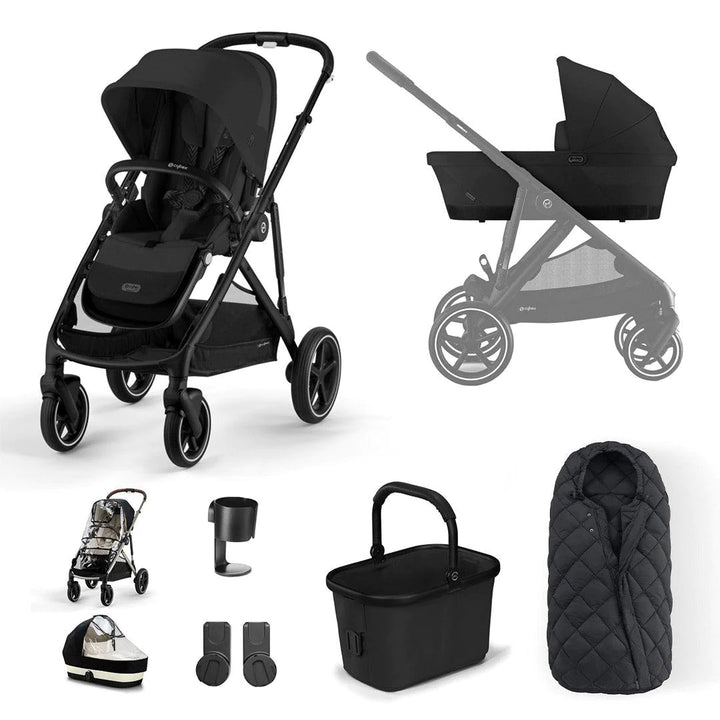 Cybex Gazelle S Essential Bundle - Moon Black