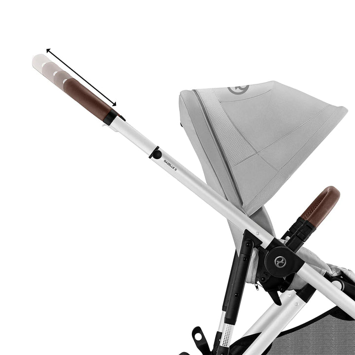 Cybex Gazelle S Double Pushchair- Lava Grey
