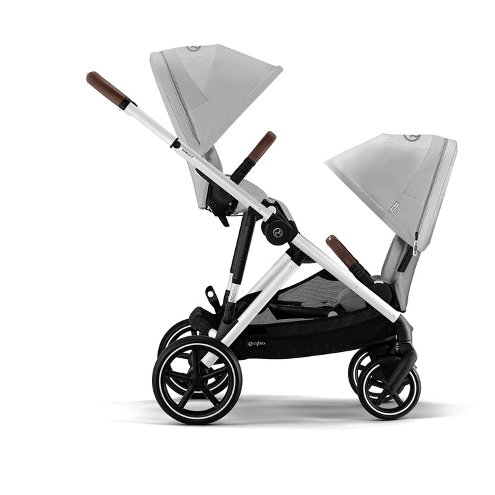 Cybex Gazelle S Twin Pushchair- Lava Grey