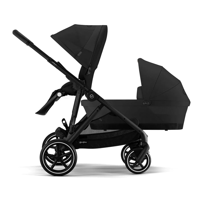 Cybex Gazelle S Double Pushchair- Moon Black