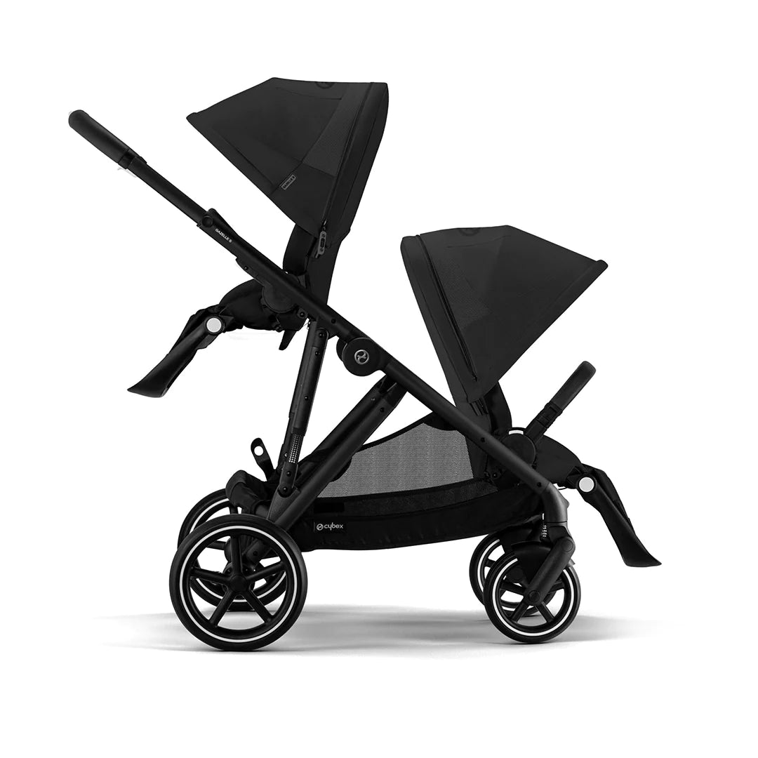 Cybex Gazelle S Twin Pushchair- Moon Black