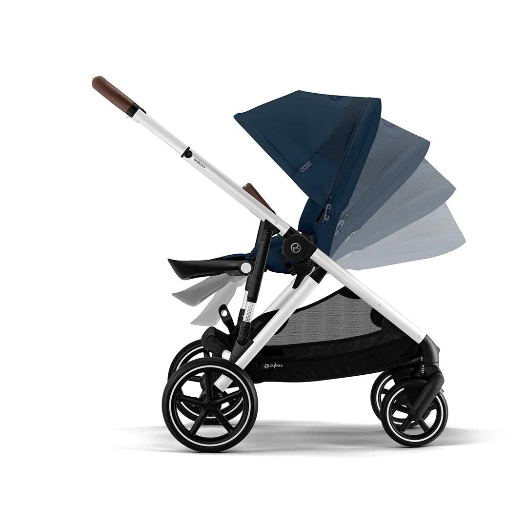 Cybex Gazelle S Double Pushchair- Ocean Blue