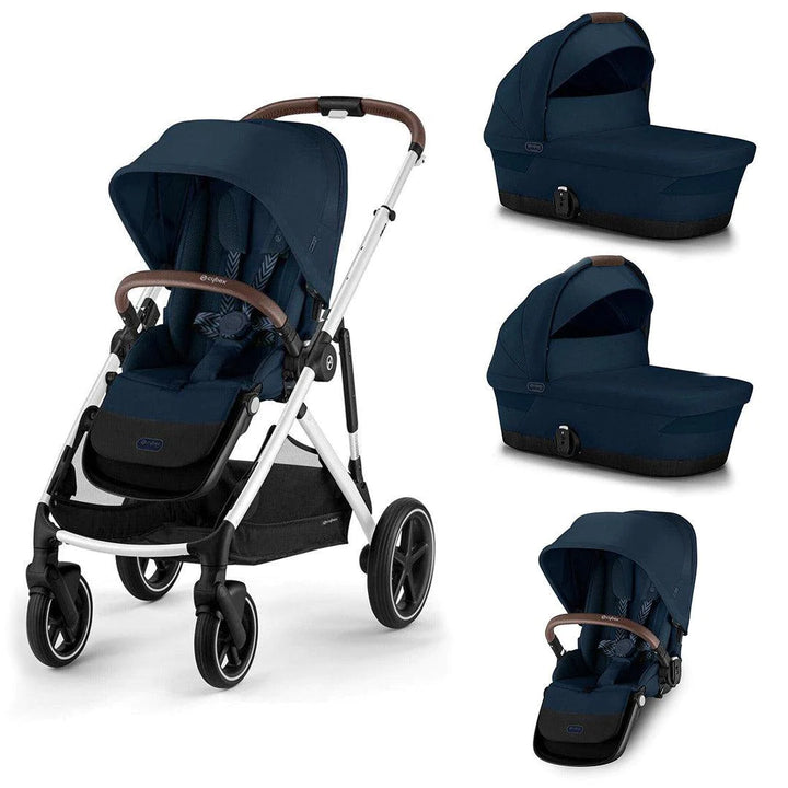 Cybex Gazelle S Twin Pushchair- Ocean Blue