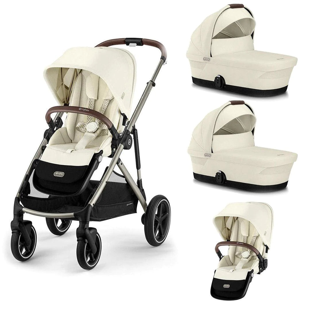 Cybex Gazelle S Twin Pushchair- Seashell Beige