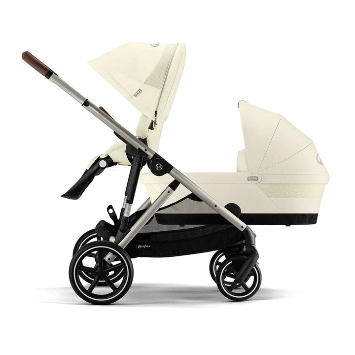 Cybex Gazelle S Double Pushchair- Seashell Beige