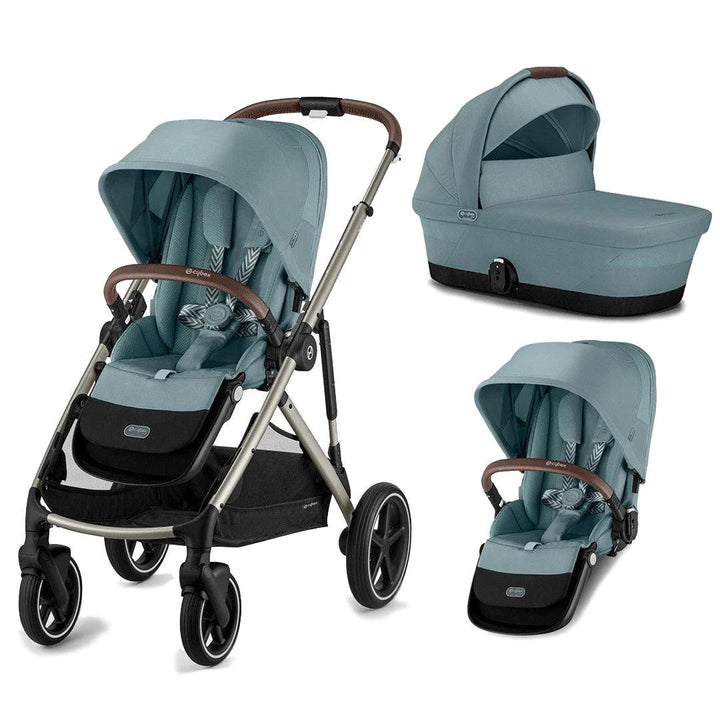 Cybex Gazelle S Double Pushchair- Stormy Blue