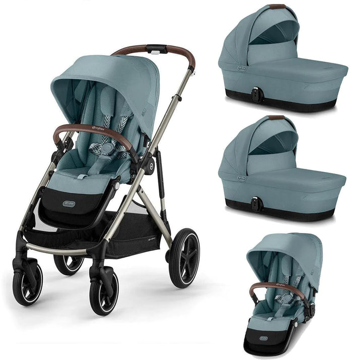 Cybex Gazelle S Twin Pushchair- Sky Blue