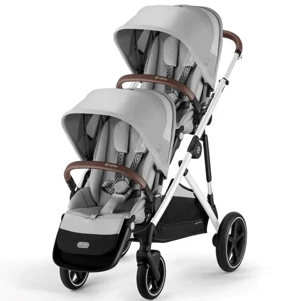 Cybex Gazelle S Twin (2 seats) 10 Piece Cloud T Bundle - Stone Grey
