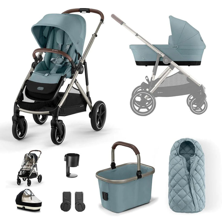 Cybex Gazelle S Essential Bundle - Stormy Blue