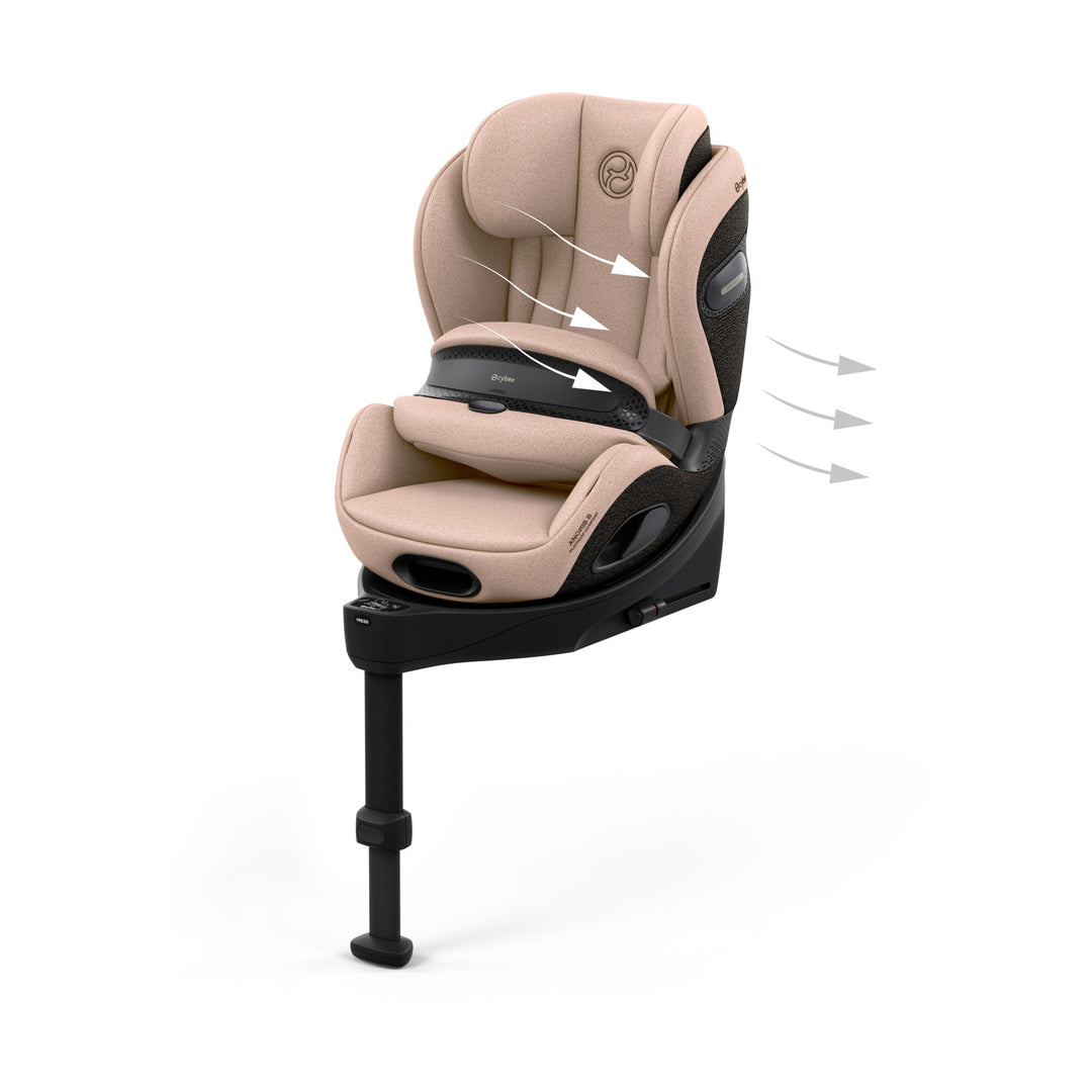 Cybex Anoris S i-Size Car Seat - Cozy Beige