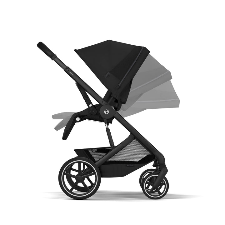 Cybex Balios + Fold Cot Accessory Bundle - Moon Black