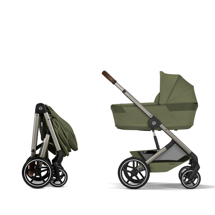 Cybex Balios + Fold Cot Accessory Bundle - Moss Green