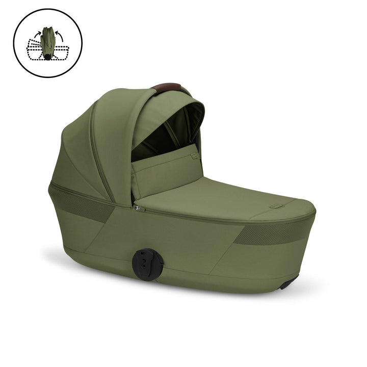 Cybex Balios + Fold Cot Accessory Bundle - Moss Green