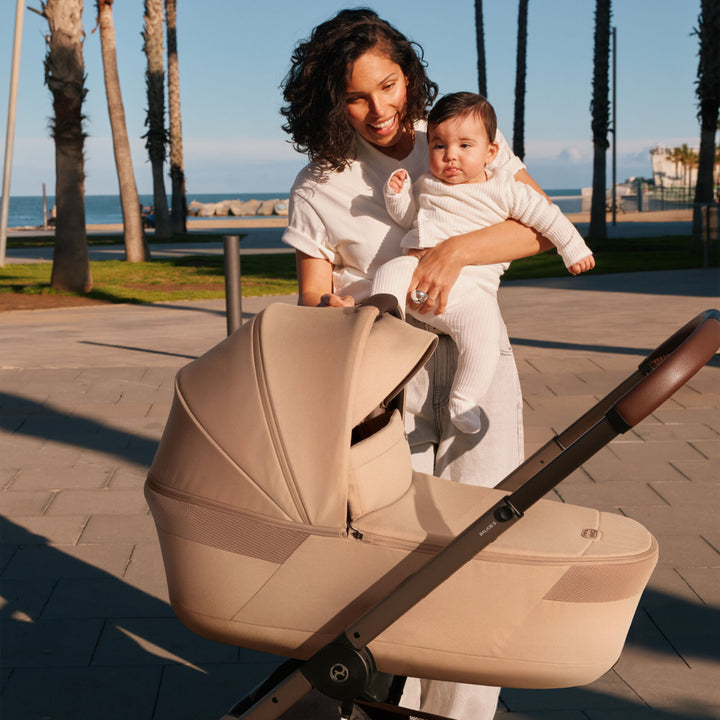 Cybex Balios S Lux Pushchair incl. Foldable Carry Cot - Almond Beige