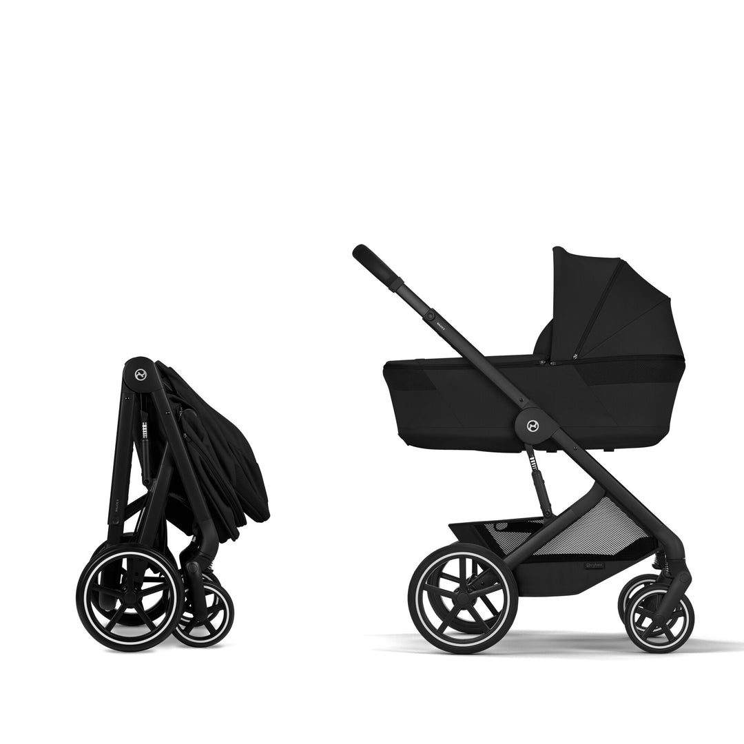 Cybex Balios S Lux Pushchair incl. Foldable Carry Cot - Moon Black