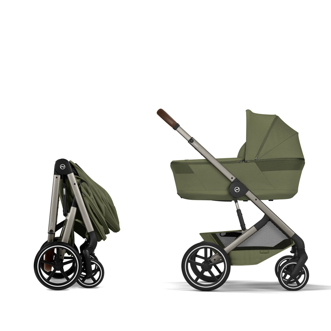 Cybex Balios S Lux Pushchair incl. Foldable Carry Cot - Moss Green