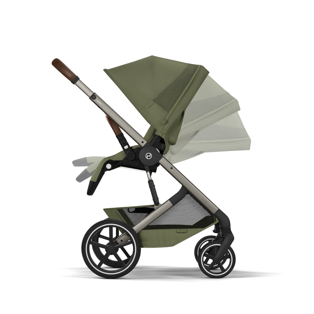 Cybex Balios S Lux Pushchair incl. Foldable Carry Cot - Moss Green