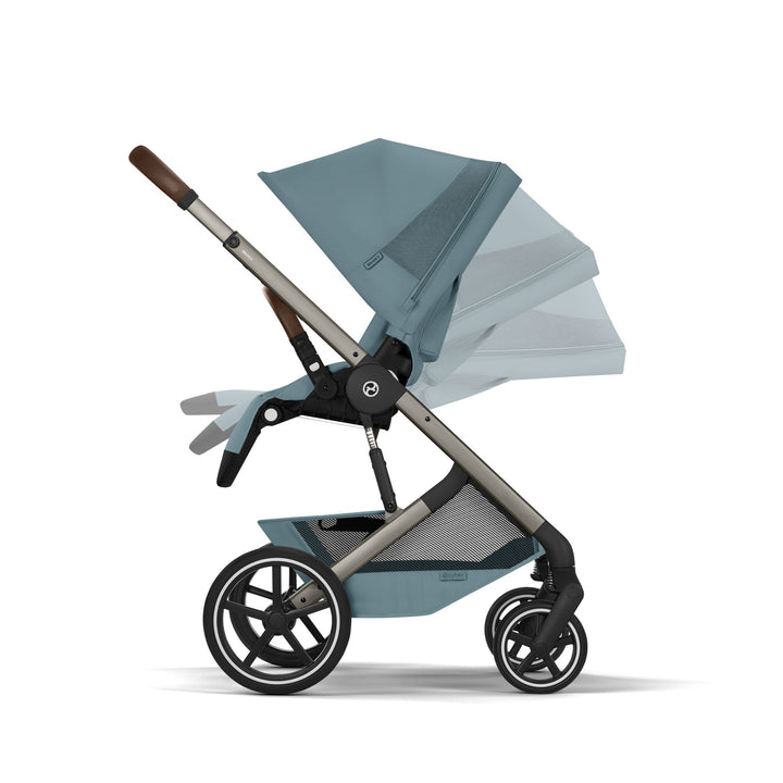 Cybex Balios S Lux Pushchair incl. Foldable Carry Cot - Stormy Blue